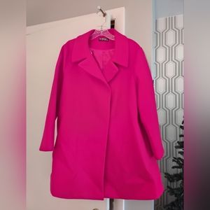 FanShang red casual coat